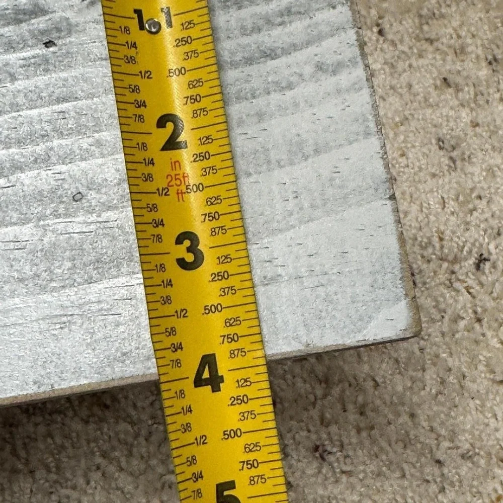 Rustic Distressed White Wood Wall Shelf with 3 Nail Hooks Farmhouse Decor 18in